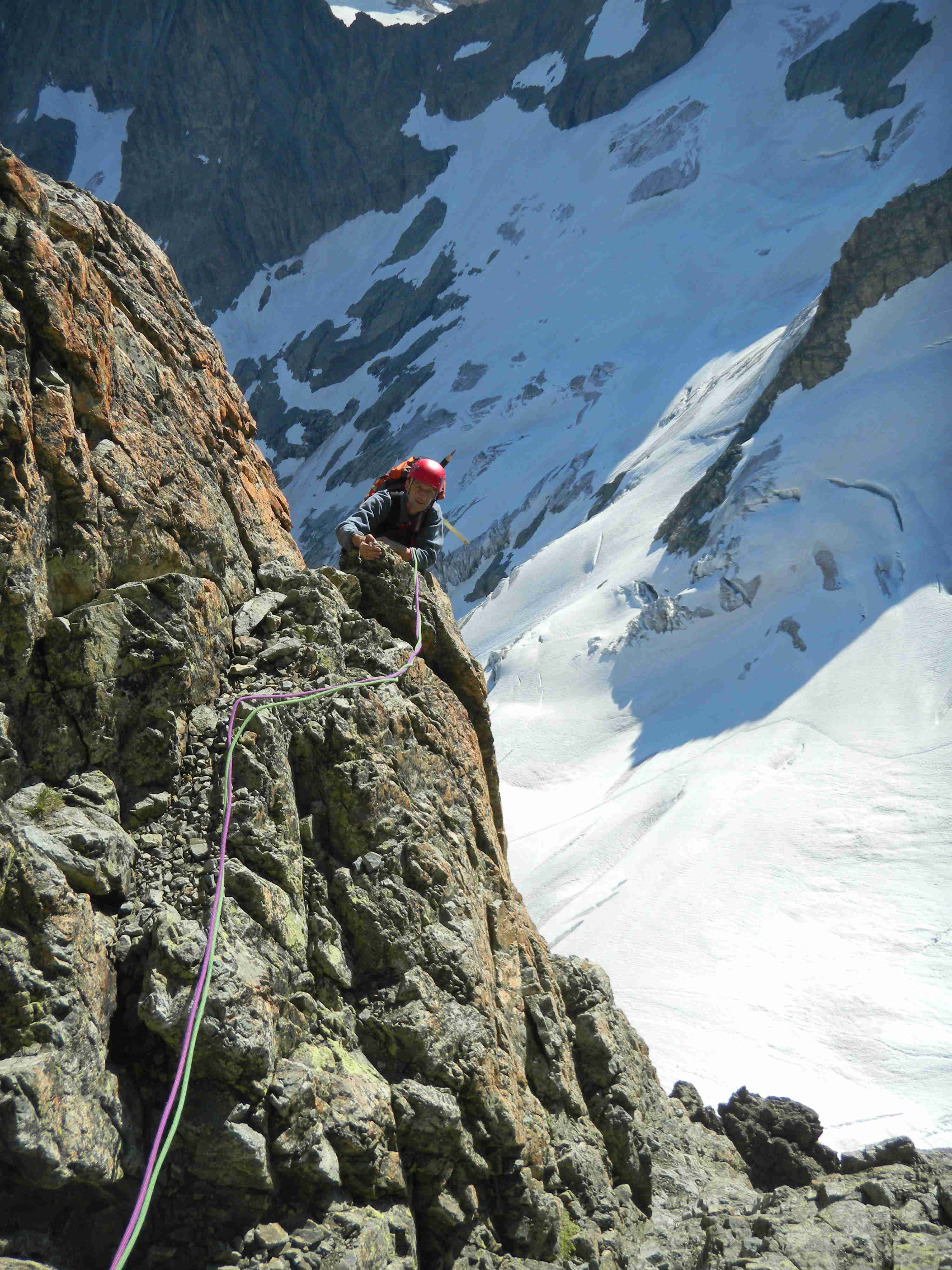 Eric � la sortie du pilier nord-est